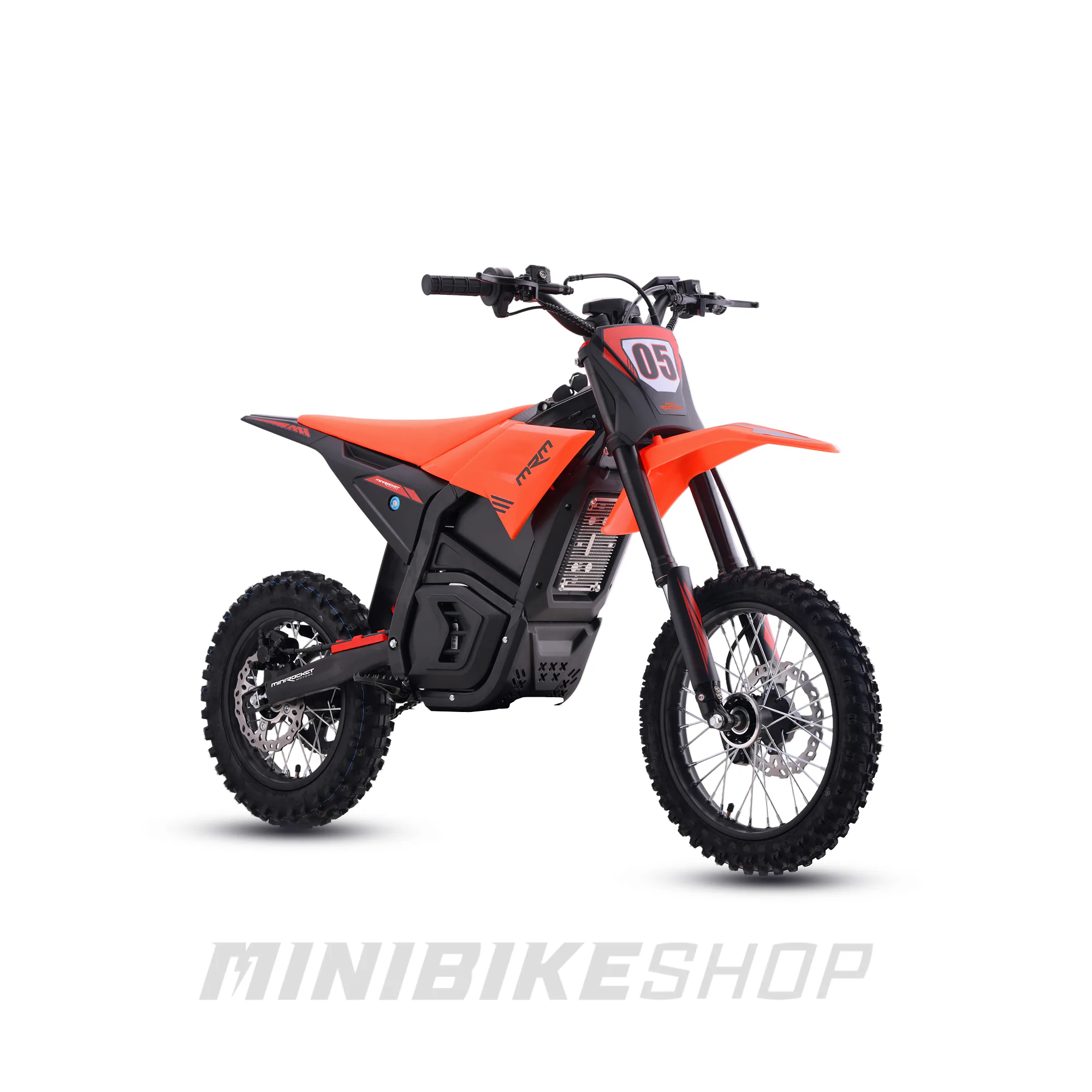 Motocicleta Surron DirtBike PitVolt 6000W 17"/14" 25 Ah Li-Ion,  Portocaliu [10]