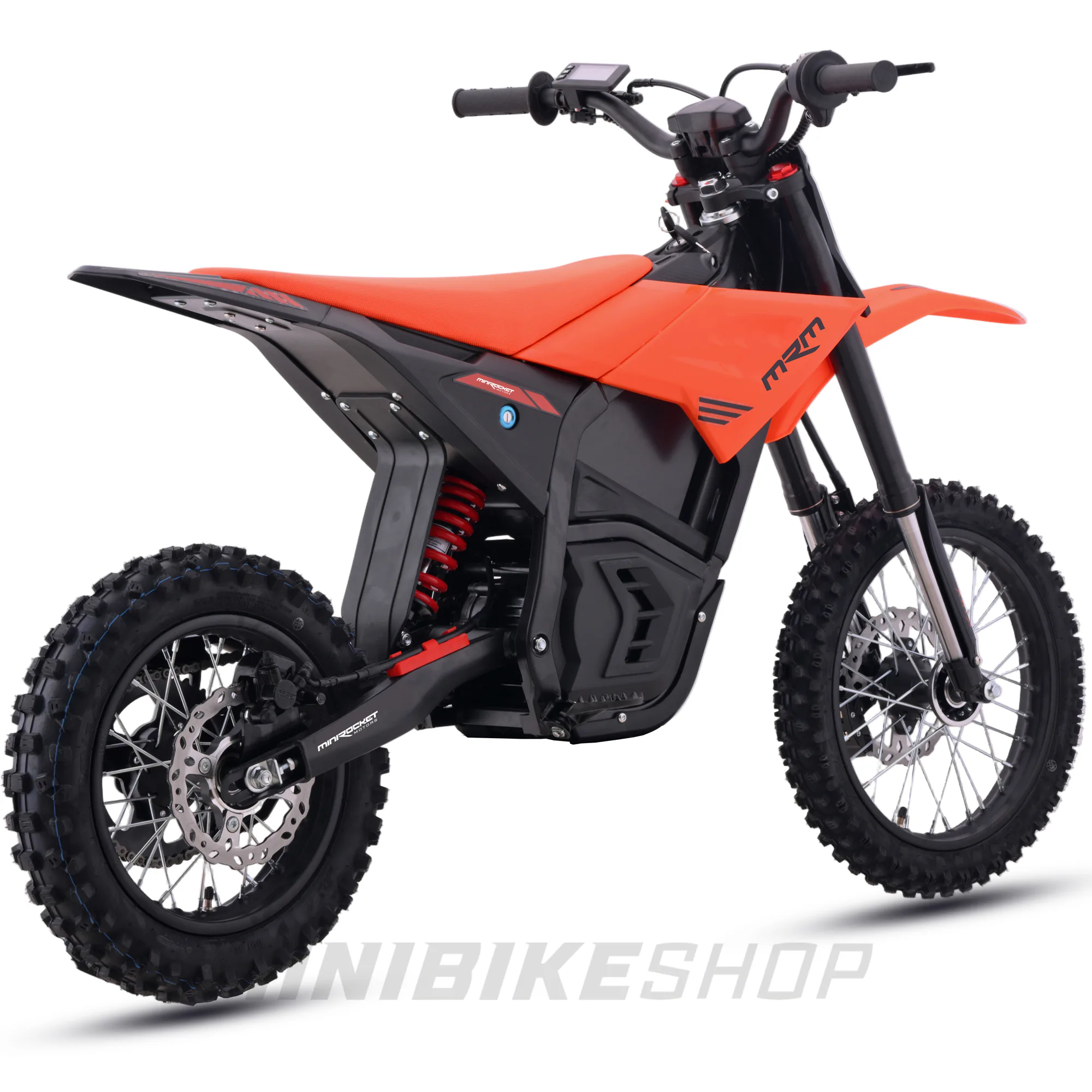 Motocicleta Surron DirtBike PitVolt 6000W 17"/14" 25 Ah Li-Ion,  Portocaliu [11]