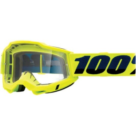 Ochelari Enduro - Ochelari, 100%, Accuri 2, Fluo Galben Lentila Clara
