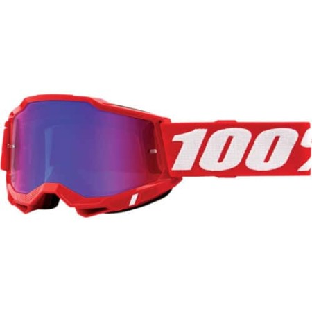 Ochelari Enduro - Ochelari, 100%, Accuri 2, Neon, | Mirror, Lentila Colorata,