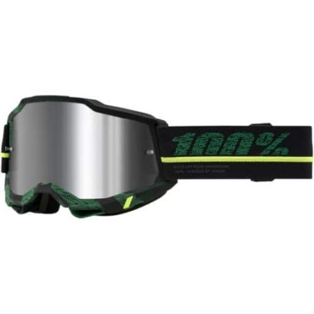 Ochelari Enduro - Ochelari, 100%, Accuri 2, Overlord Mirror | Silver Lentila Colorata