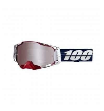 Ochelari Enduro - Ochelari, 100%, Armega Bruni Hiper Limited Edition Silver Mirror