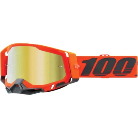 Ochelari Enduro - Ochelari, 100%, Racecraft 2 Kerv Gold Mirror