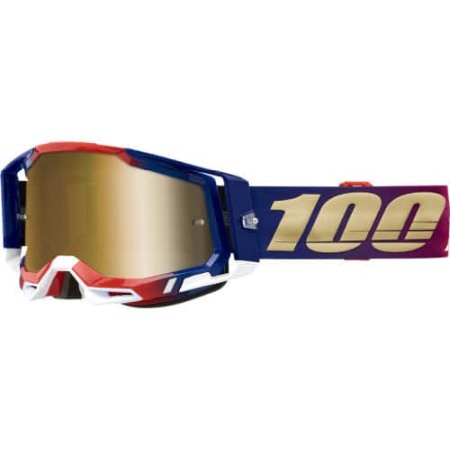 Ochelari - Ochelari, 100%, Racecraft 2 United Gold Lentila Colorata