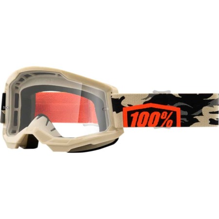 Ochelari Enduro - Ochelari, 100%, Strata 2 Kombat Clear Lens