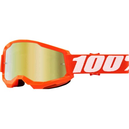 Ochelari Enduro - Ochelari, 100%, Strata 2, Gold Mirror