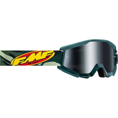 Ochelari Enduro - Ochelari, FMF, Powercore Assault Camo Silver Mirro,