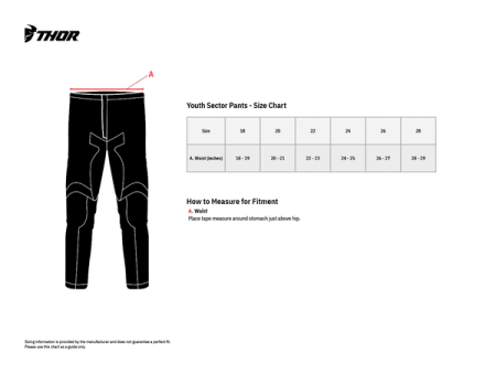 Pantaloni Enduro Copii, Thor, Sector, [4]