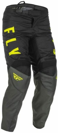 Pantaloni - Pantaloni Enduro, Fly Racing, F-16, Gri Fluo Galben