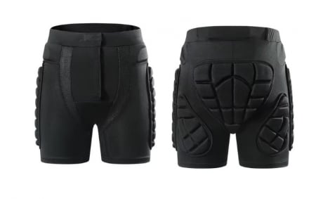 Pantaloni cu Protectie - Protectii Pantaloni Scurti, Enduro, Negru