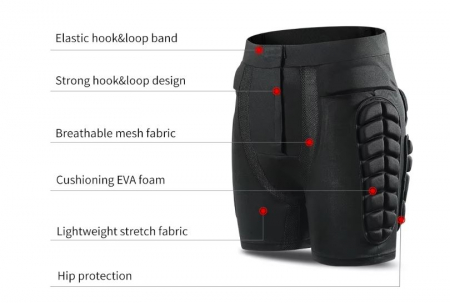 Protectii Pantaloni Scurti, Enduro, Negru [5]