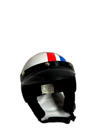 Echipament - S PG-3058-L Casti Moto Jet Open Face White Omologate