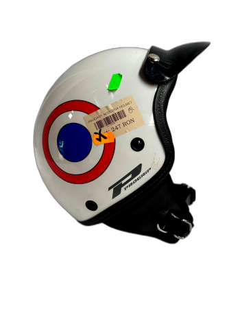 S PG-3058-L Casti Moto Jet Open Face White Omologate [4]