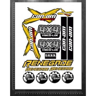 Format A3 Individuale - Sticker Format A3 Can Am Renegade