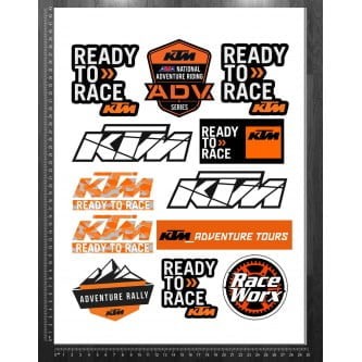 Format A3 Individuale - Sticker Format A3 Ktm 1