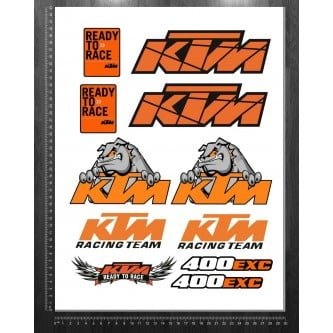 Piese & Accessorii - Sticker Format A3 Ktm 400exc