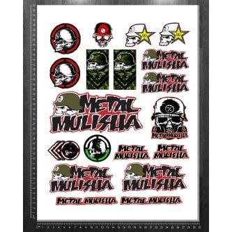 Format A3 Individuale - Sticker Format A3 Metal Mulisha