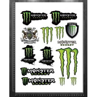 Piese & Accessorii - Sticker Format A3 Monster
