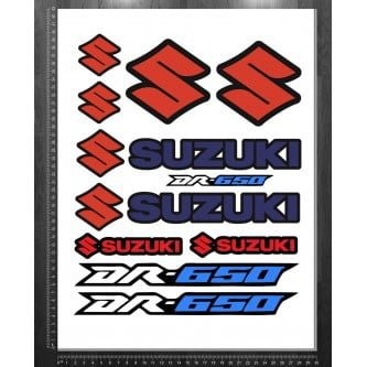 Format A3 Individuale - Sticker Format A3 Suzuki Dr650