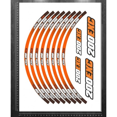 Jenti - Sticker Janta Ktm 200exc Rim