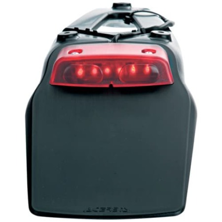 Aripa Spate/Support Nr - Suport Numar Cu Stop, Acerbis, Led
