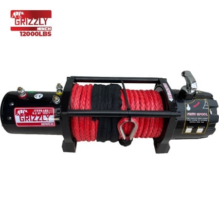 Troliu Electric, Grizzly Winch 12000lbs (5454kg) Sufa Sintetica [1]