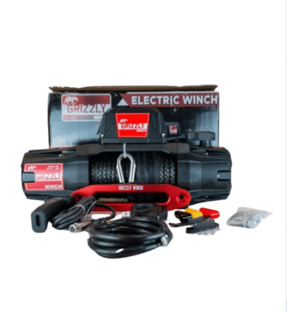 Trolii / Suporti - Troliu Electric, Grizzly Winch 13500lbs 150:1 Cu Sufa Sintetica