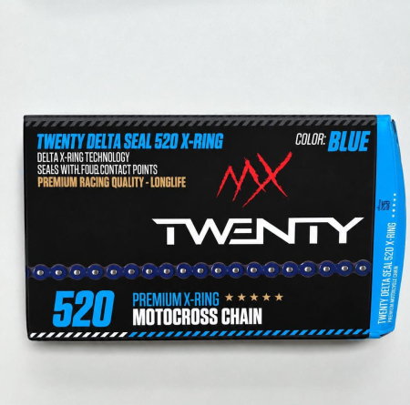 Lant / Kit Lant - Lant Motocicleta Twenty Oshiri 520 HD Chain Blue KTM Husqvarna GASGAS - Albastru