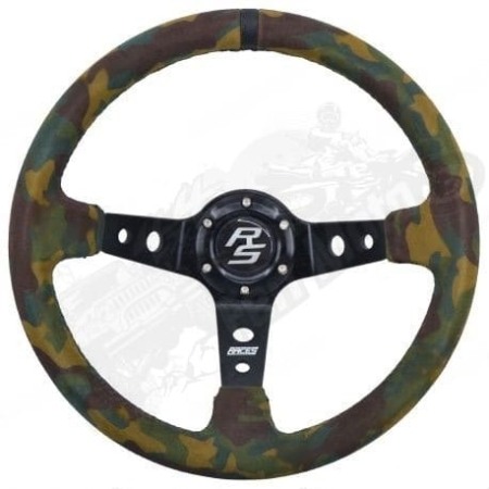 Volan / Adaptor - Volan Universal 350x90 Mm Piele Intoarsa Camuflaj Races