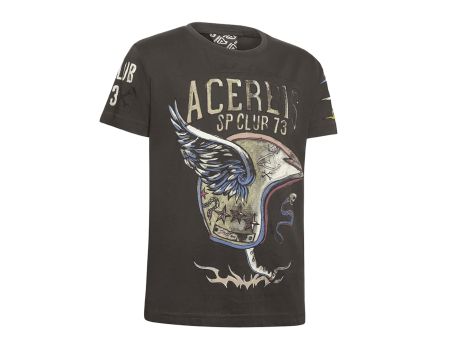 Tricouri - Tricou Kid Wings Dark, Gri