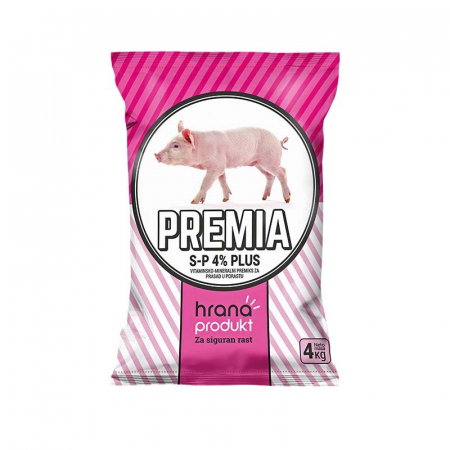 Porci - PREMIX PURCEI Premia S-P 4% - 4kg
