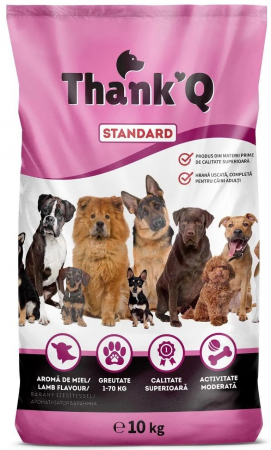 Cîini - THANK’Q HRANA USCATA CAINI CU AROMA DE MIEL