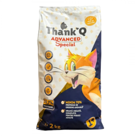 Pisici - ThankQ Advanced Special, Hrana Uscata Pisici Adulte cu aromă de pui și legume