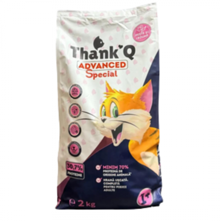 Pisici - ThankQ Advanced Special, Hrana Uscata Pisici Adulte cu aromă pește și legume