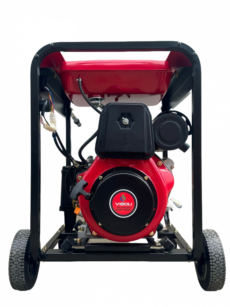 Motopompa diesel 13CP Visoli TDH100CLE 4 Toli - Pornire Electrica - 60M Verticala [2]