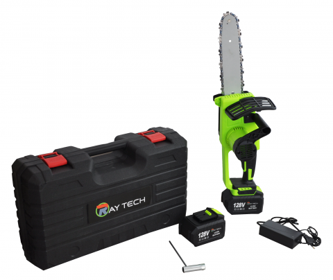 Unelte electrice Hobby - DRUJBA CU LAMA 30.5CM, LANT DE 10", 2500RPM, 2 ACUMULATORI 6AH