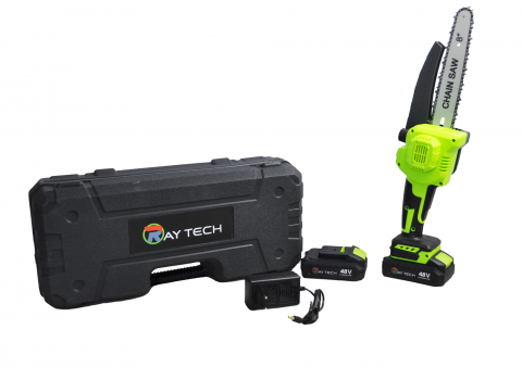 FIERASTRAU RAYTECH CU LAMA 24CM, LANT DE 8", 2500RPM, 2 ACUMULATORI, 4AH [1]