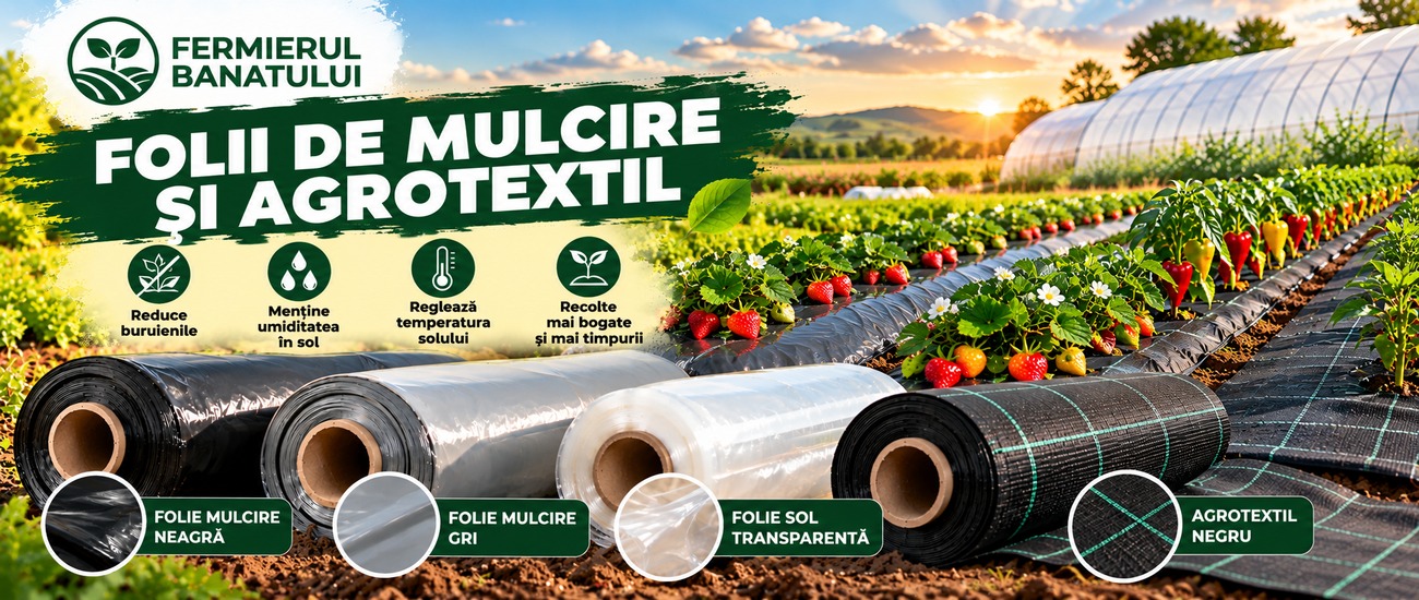 Folii mulcire, agrotextil