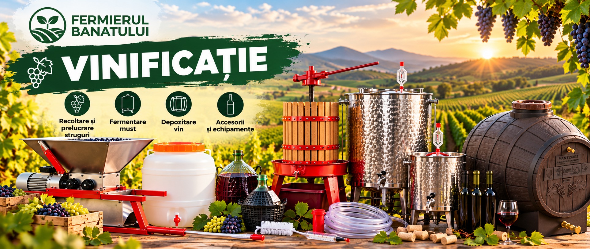 Produse pentru vinificatie