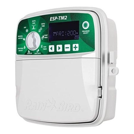 Irigatii rezidentiale - Automat Rain Bird ESP-TM2 pentru exterior, disponibil cu 4, 6, 8 sau 12 zone. Programator irigatii compatibil WiFi LNK2 si senzori de ploaie.