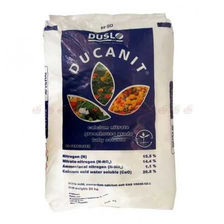 Îngrășăminte hidrosolubile - Azotat de calciu Ducanit - 25KG