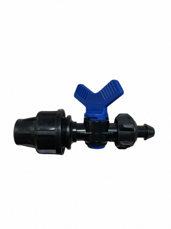 Fittinguri irigatii - Conector cu robinet banda de picurare
