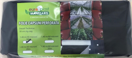 Folie mulcire perforata 1.4m x 50m
