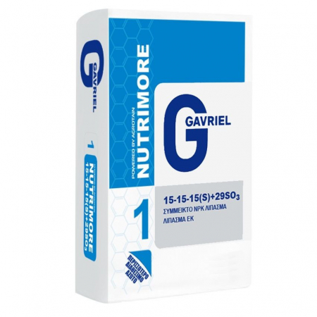 Îngrășăminte granulate - Nutrimore 15-15-15 (S) + 29SO3 25KG