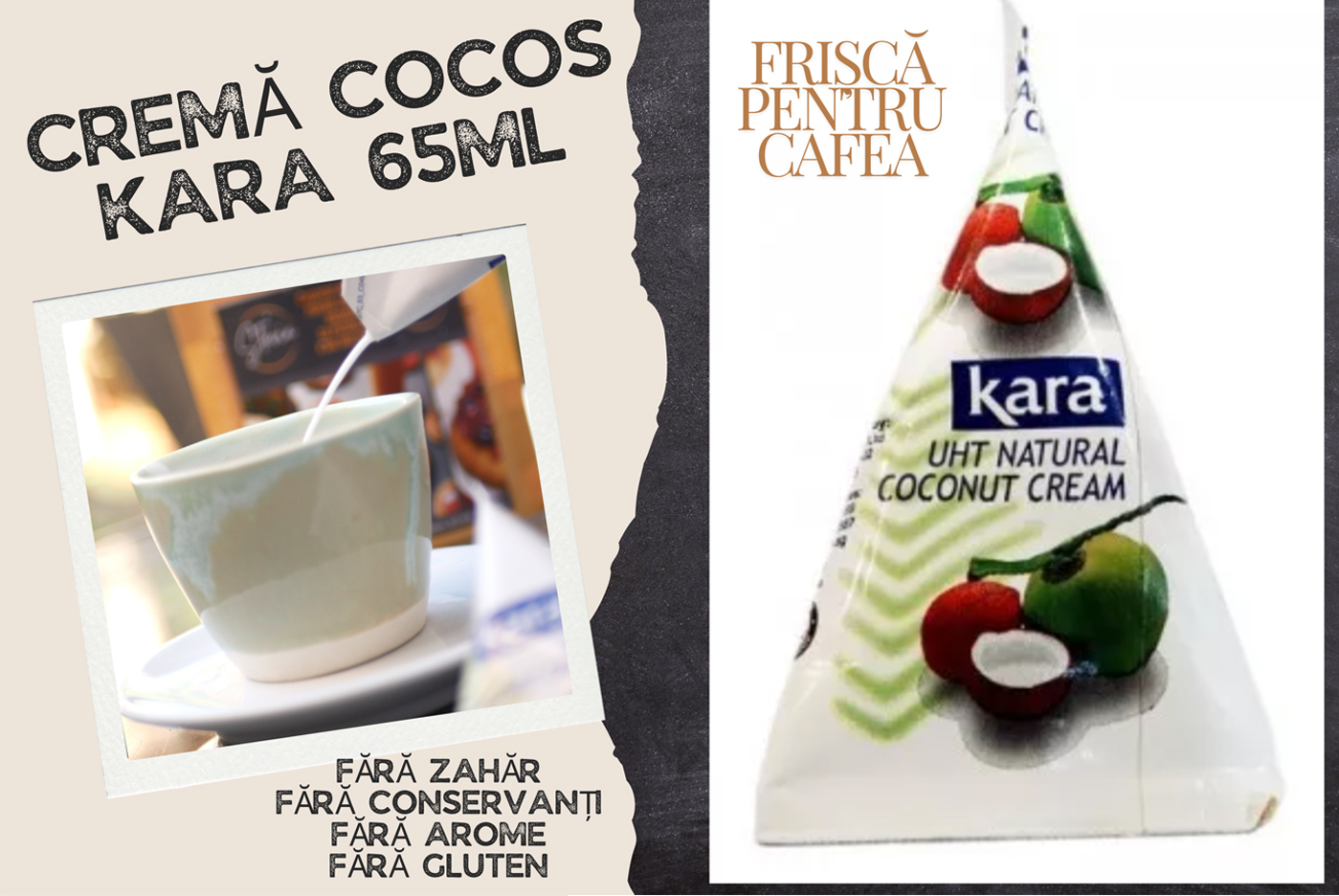 Frișcă de cocos Kara
