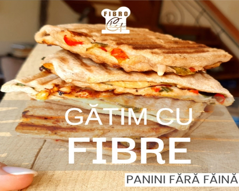 Panini din fibre, fără făină