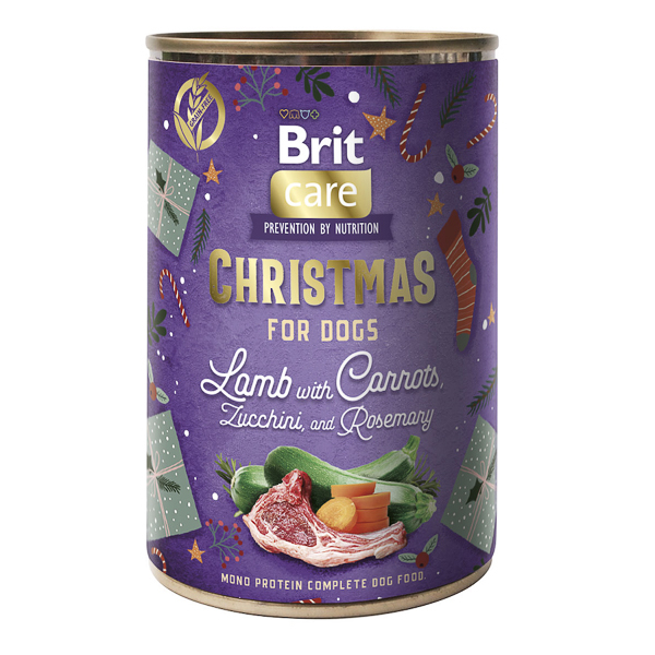 Brit Care Dog Christmas Selection conserva pentru caini cu Miel  400 g [1]