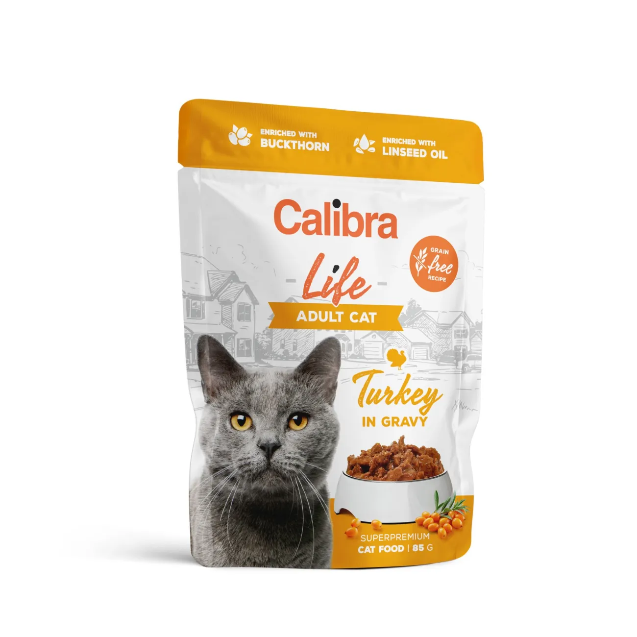 Calibra Cat Life Plic Adult Turkey in gravy 85g [1]