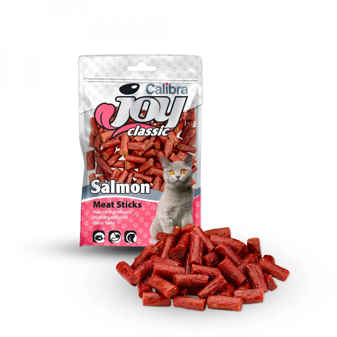 Calibra Joy Cat Classic Salmon Sticks recompense pentru pisici cu somon  70g [1]