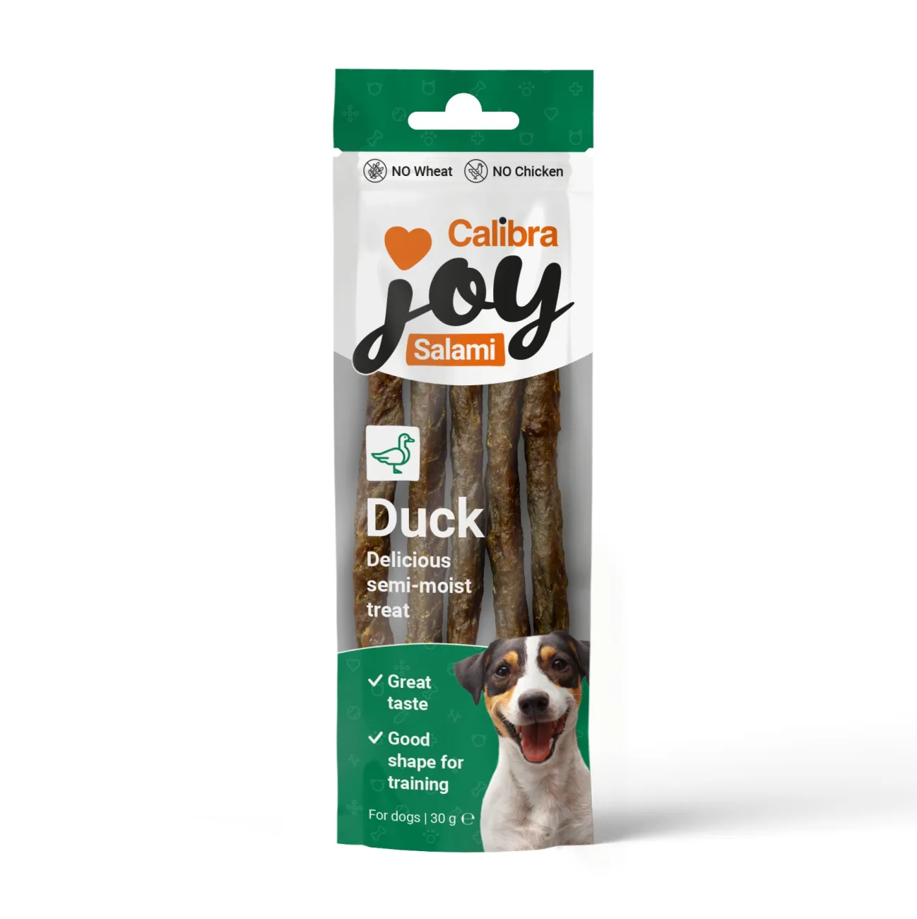 Calibra Joy Dog Salami Duck, recompense pentru câini 30g [1]